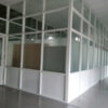 Vách Ngăn Nhôm Kính - MS: 001